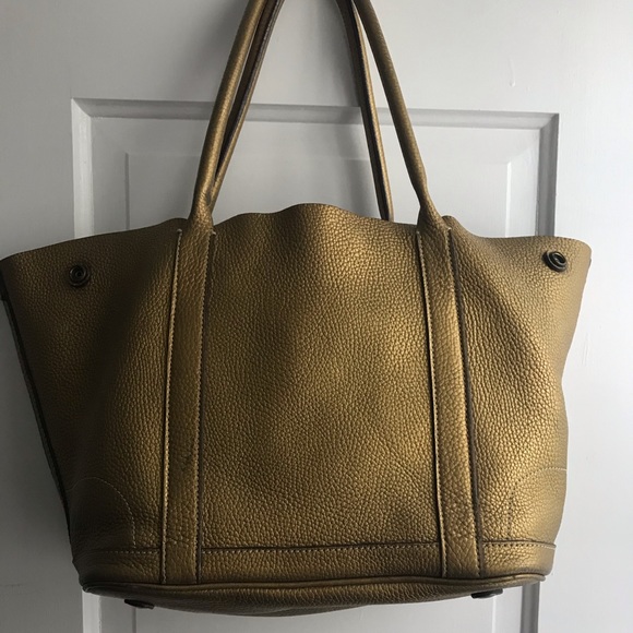 J. Crew Handbags - J. Crew Borge Garveri pebble leather tote bag
